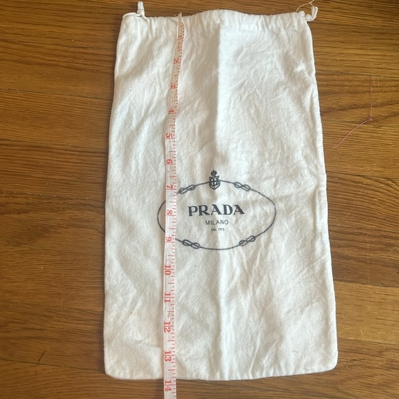 Prada White Logo Dust Bag - Picture 3 of 5